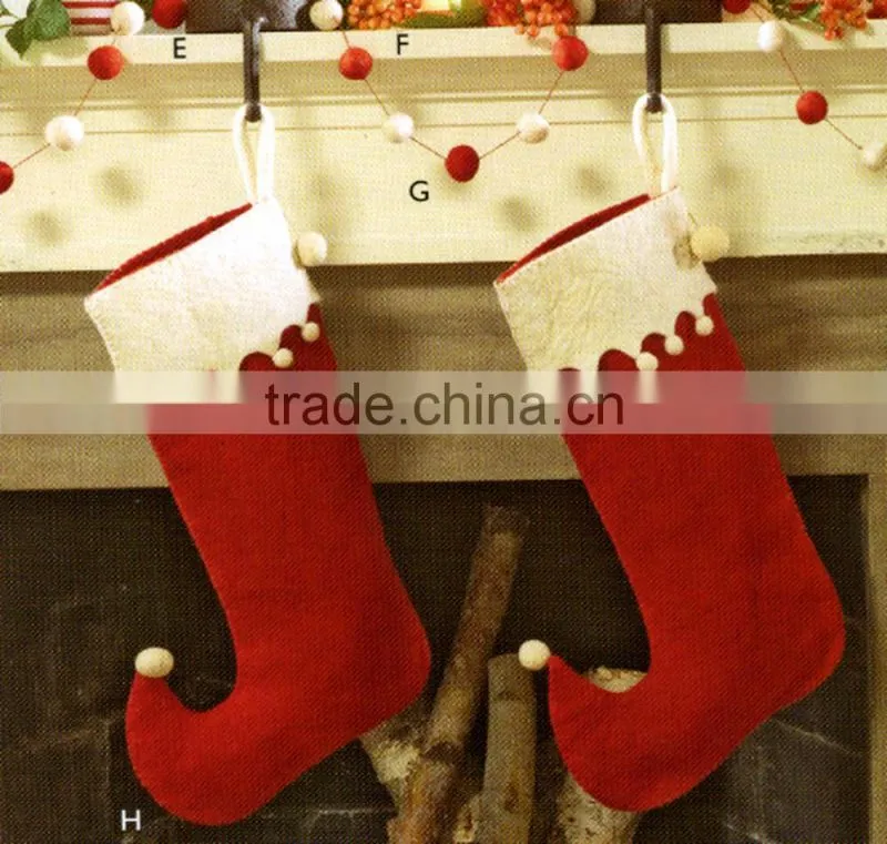 15012119 2015 Felt Christmas hat shoes decoration made in China