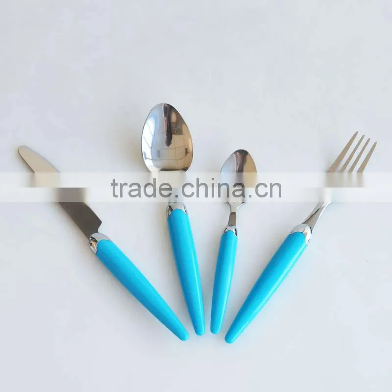 3pcs stainless steel cutlery set with strawberry printing