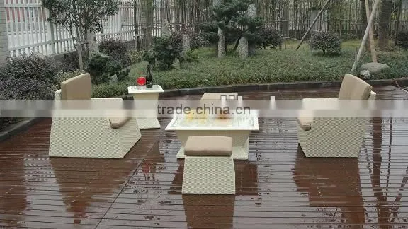 6pcs wicker patio sofa set