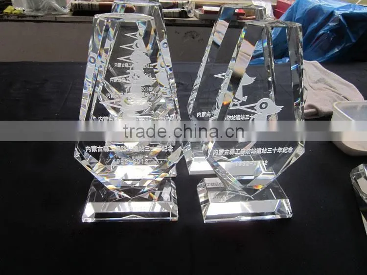 Unique Souvenir Crystal Plaque