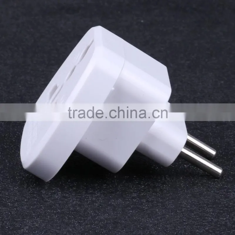 2016 new trendy products white socket travel plug adapter