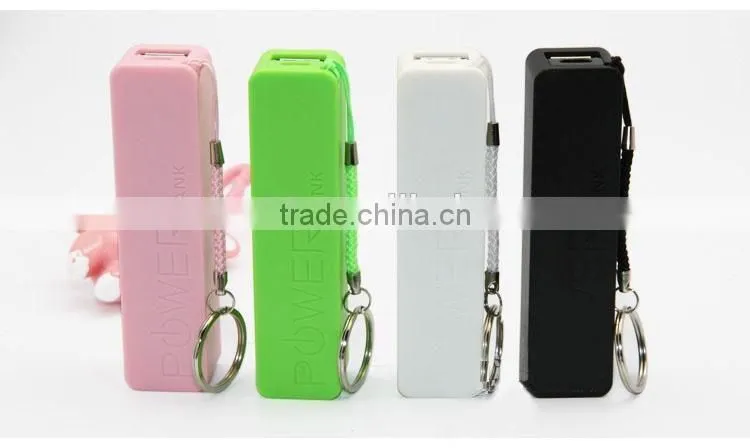 Mini 2600mAh Real Capacity Sales Promotion Gift Keychain Perfume Power Bank