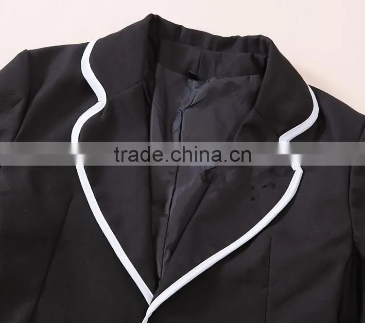 2017 custom korean style high quality fashion school jacket