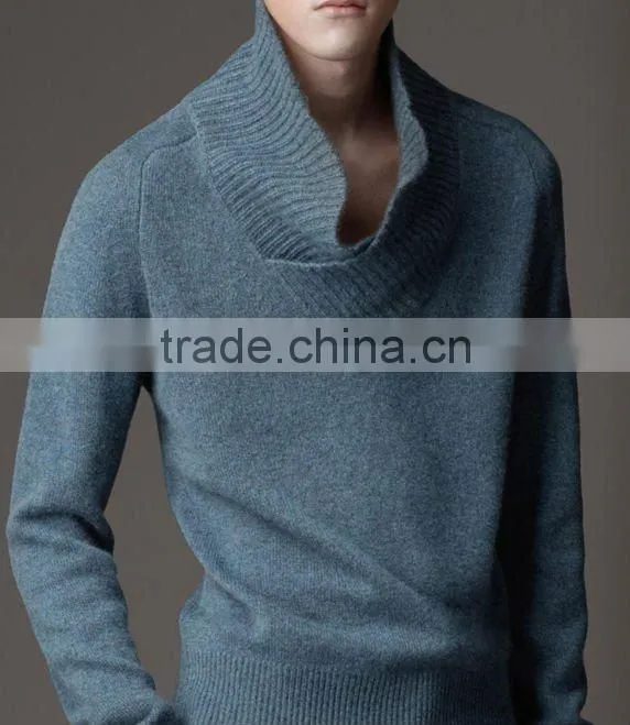 2014 Men's fashion neck cashmere sweater