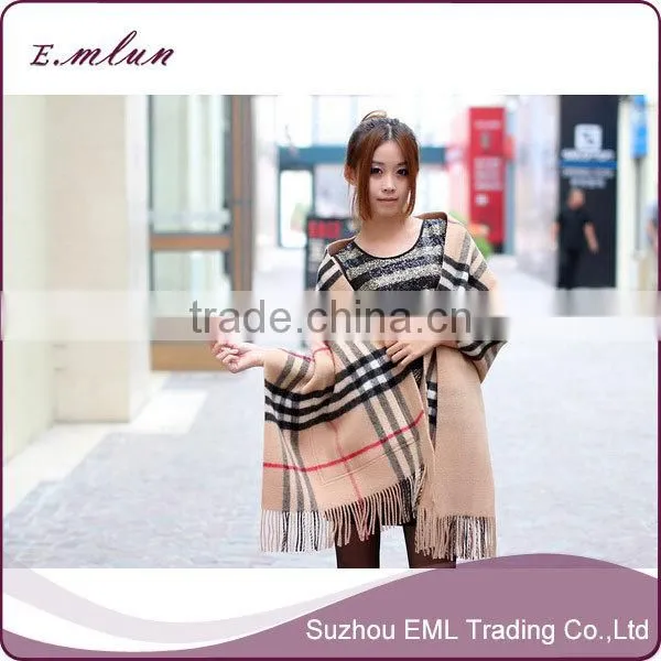 Fashion vantage knitted cashmere shawl