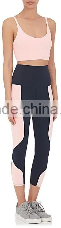 Wholesale New Style Fashionable Sexy Custom Blank Women Sports Bra Sets Women's Radius Microfiber Sports Bra Set