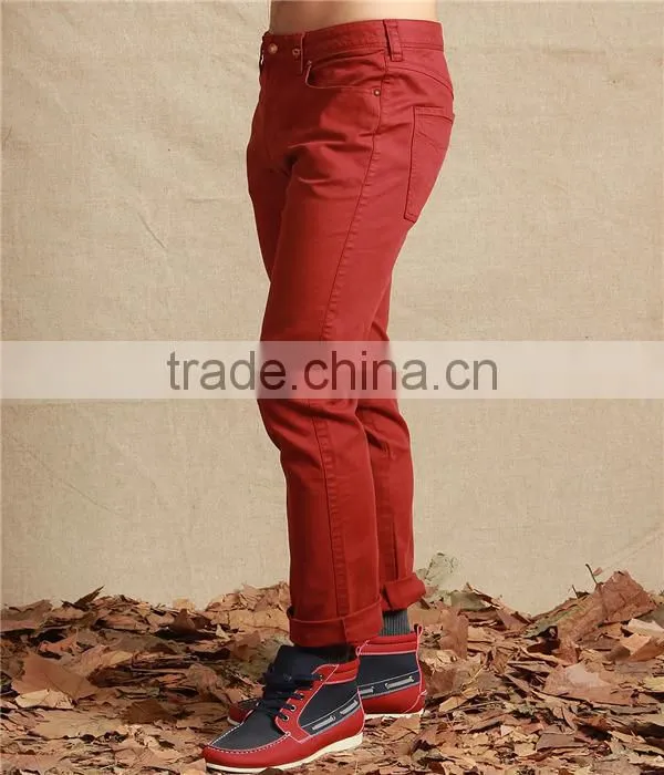 Hot sale 100% cotton man's trousers custom casual man's pants