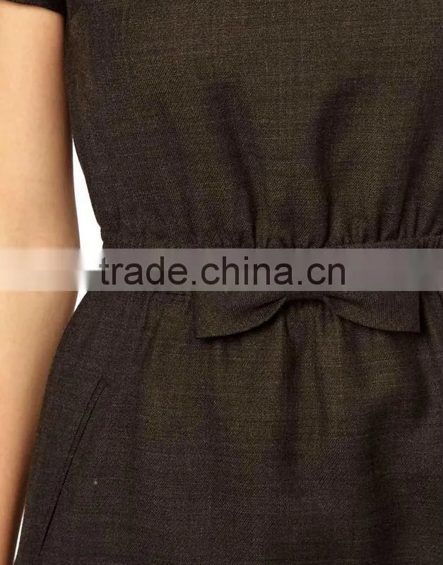 Sporty Bow Waist Dress