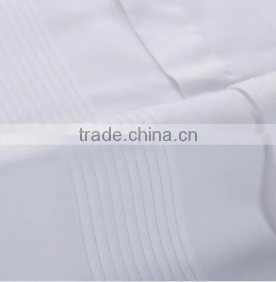2016 latest trendy style wing collar men's wedding tuxedo dress shirt with french cuffs