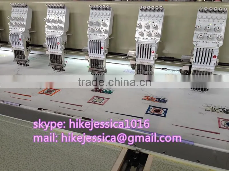 YingYing 22heads 6needles flat computerized embroidery machine/sewing machine