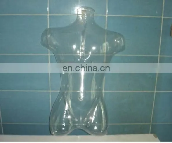 Inflatable human body model for advertising