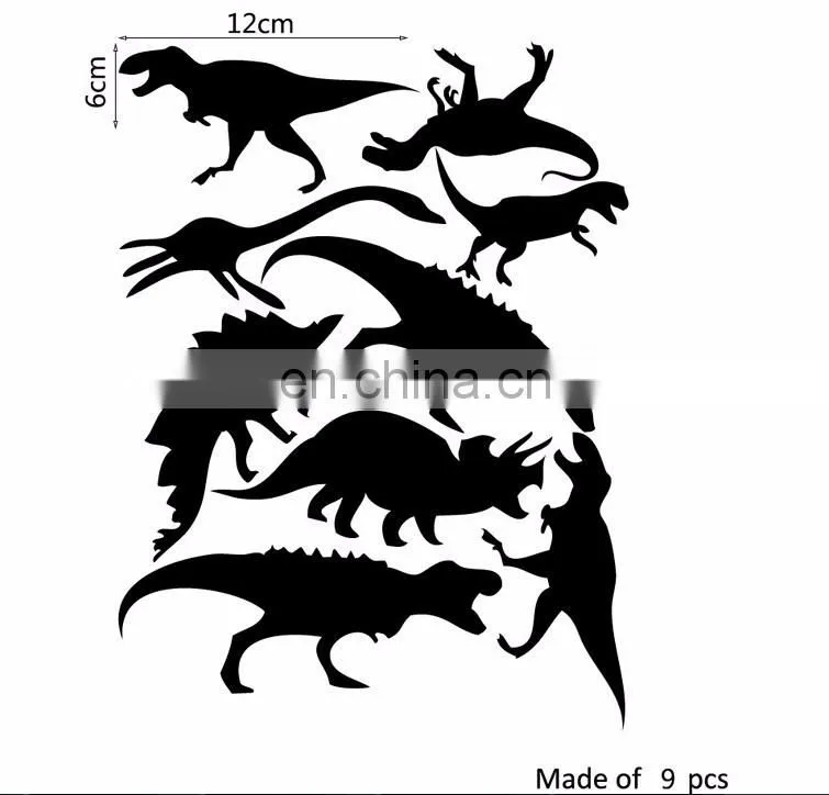 Funny Dinosaur Ins Style Vinyl Mini Wall Sticker Children Room Home Decoration Mural Roon Decal