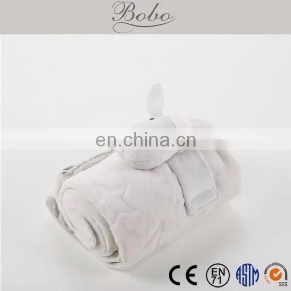 Natural quality star design knitted throw blanket
