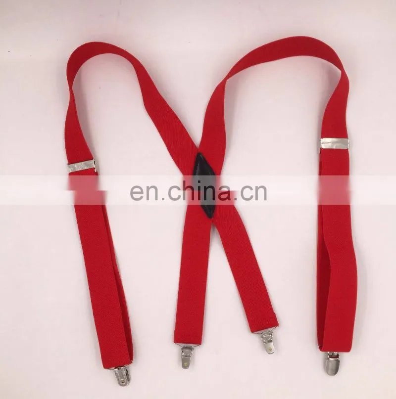 New fashion Yiwu Longkang brand 3.5cm X design suspenders