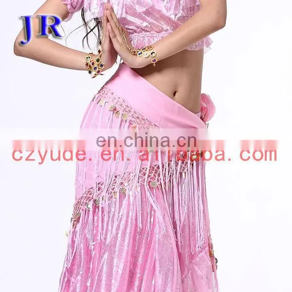 Tribal tassel Belly dance hip scarf belt with coins for women Y-2017#