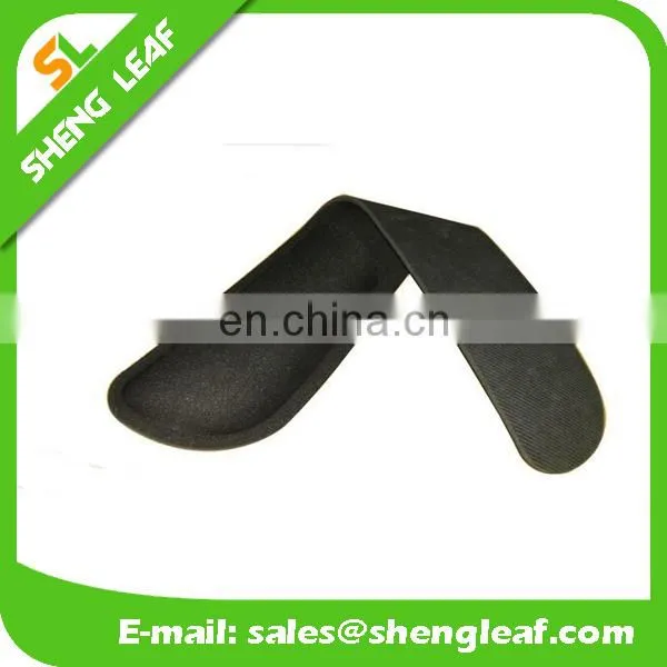 black with foam PVC mouse pad length about 46cm