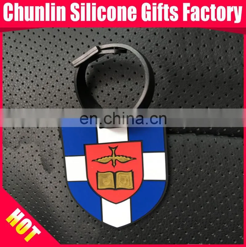 Customized PVC luggage tag for travelling
