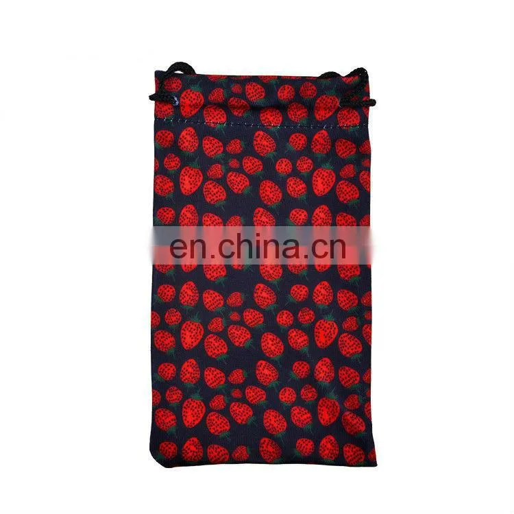custom made logo design print cell phone protect bag