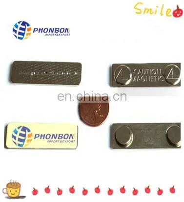 High Quality Metal Badge Magnet for Name Tags