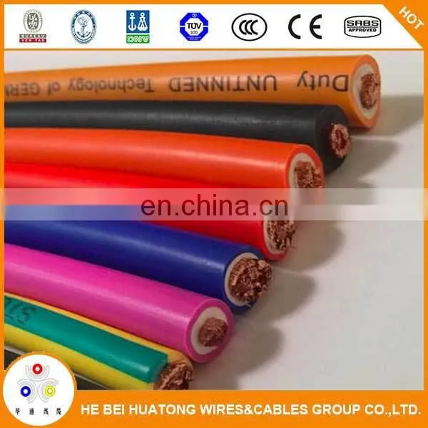 CE listed 10mm2 16mm2 25mm2 35mm2 electric welding cable with good quality