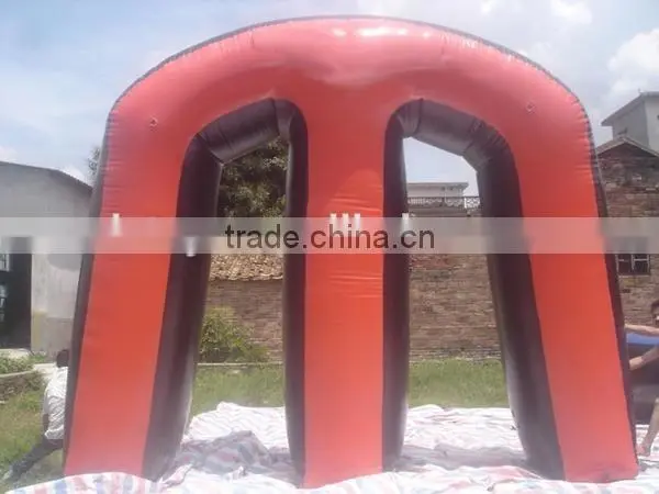 New design high quality M shape Inflatable Paintball Air Bunker for Game