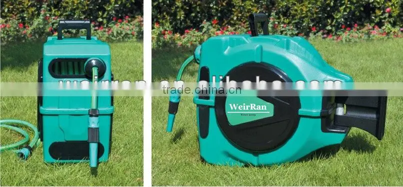 (73545) garden easy-operated retractable automatic hose reel irrigation machine
