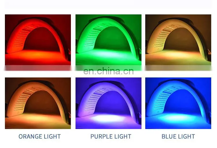 Portable 6 Color LED Light Machine PDT Therapy Facial Rejuvenation Skin Care Beauty Instrument Wrinkle Acne Removal Anti-allergy