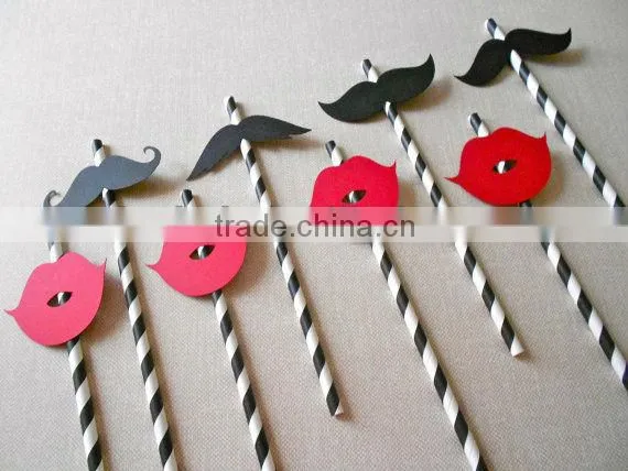 Hot Sale Decorative Fancy Drinking Straw Paper Party Straw