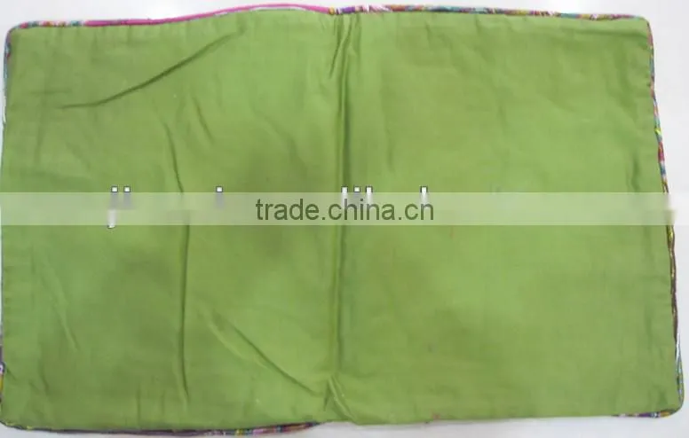 100% printed silk cushion cover
