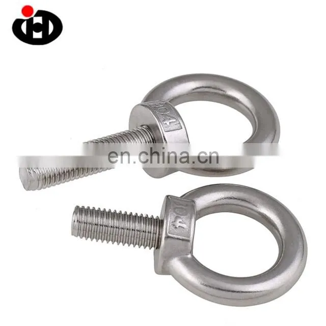 Hot jinghong stainless steel anchor size lifting ring bolt belt certified products for use on machines