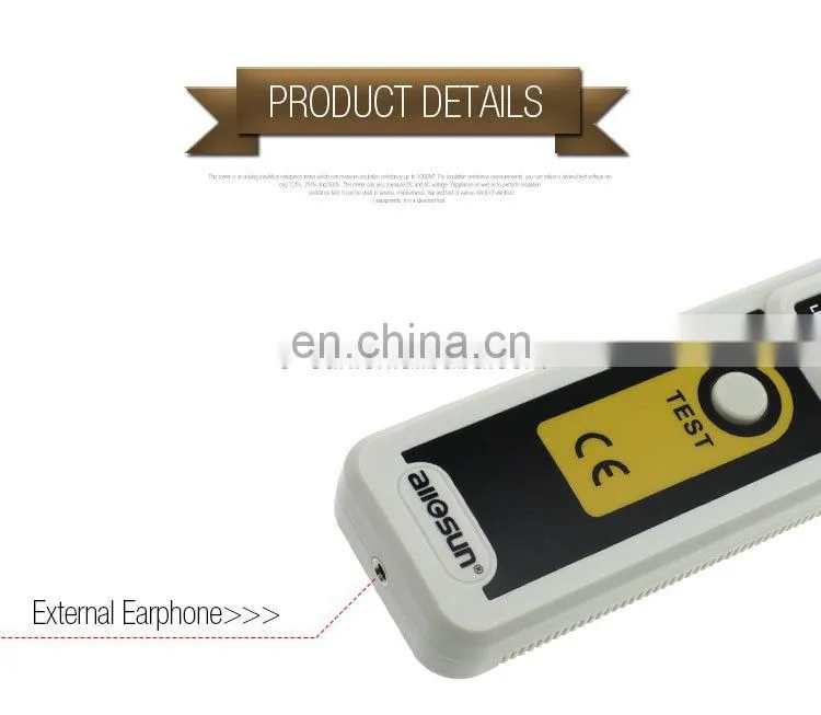 All-Sun EM282 Ultrasonic Detector 40KHz Gas Leak Detector Ultrasonic Relative Humidity<80% Reliable Pipe Leak Detector