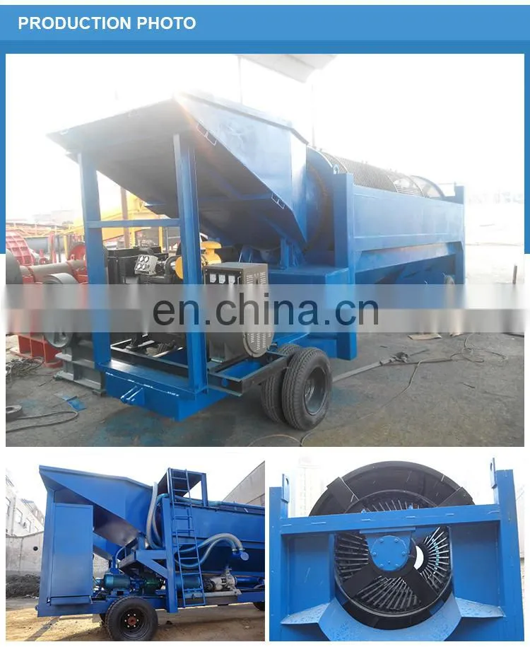 Scale Gold Mining Equipment From Manufacture Use for Alluvial River Placer Gold Sieve