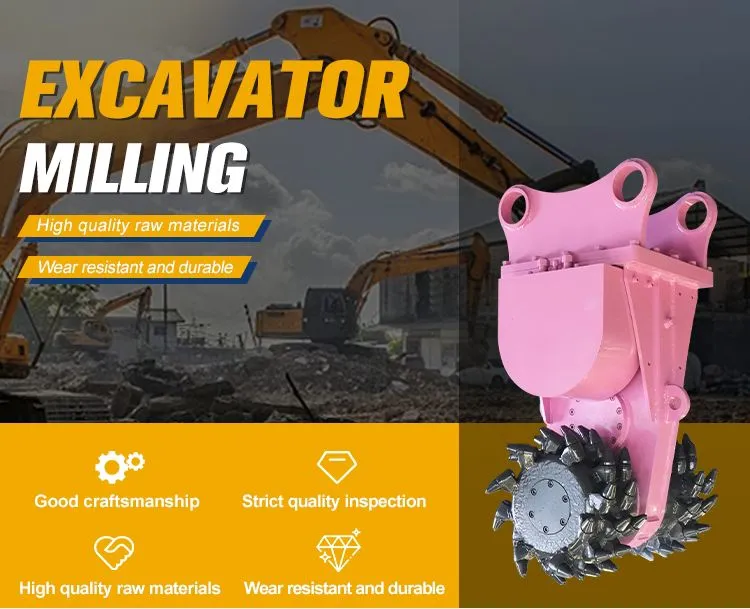Excavator for asphalt excavator concrete drum cutter excavator asphalt cutting machine