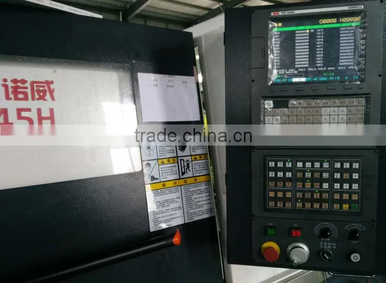 new cnc lathe machine metal cutting lathe for sale TCK45H heavy duty cnc metal processing hobby lathes slant bed 8'' chuck