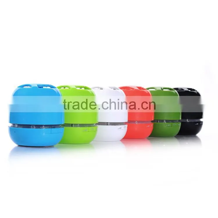 round sound LED light speaker box