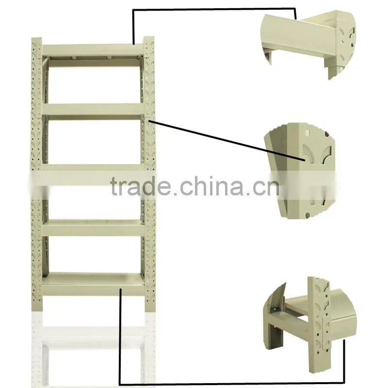 Easy Assembly Archive Steel Storage Shelving 5 MDF Stockroom Shelf
