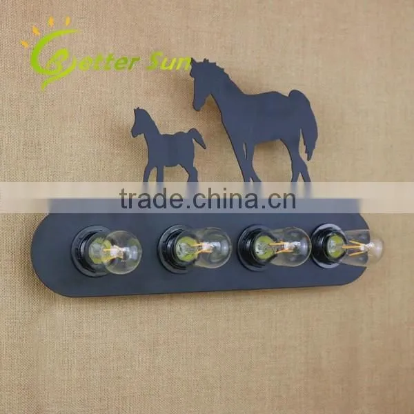 Two Horse Fancy Designs Wall Lamp Wall Light/Classic Wall Sconce