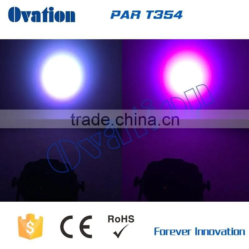 Party Led par light 54*3W Leds (R:12 G:18 B: 18 W:6) 50000 hours lifespan with control panel digital display