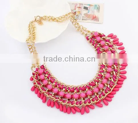 Fashion Necklaces 2016 Necklaces Jewelry Type Latest Design Beads Necklace Statement Necklaces