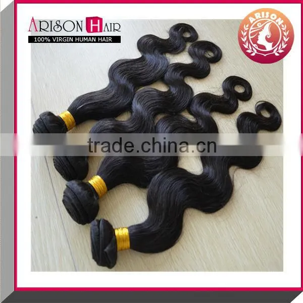single Donor Virgin Hair Weft Large Stock top quality human virgin hair