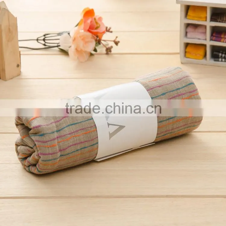 New Style Oversized Viscose Vertical Colorful Striped Scarf