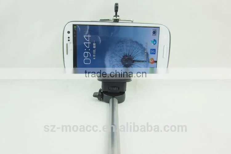 Flexible wireless bluetooth selfie stick monopod