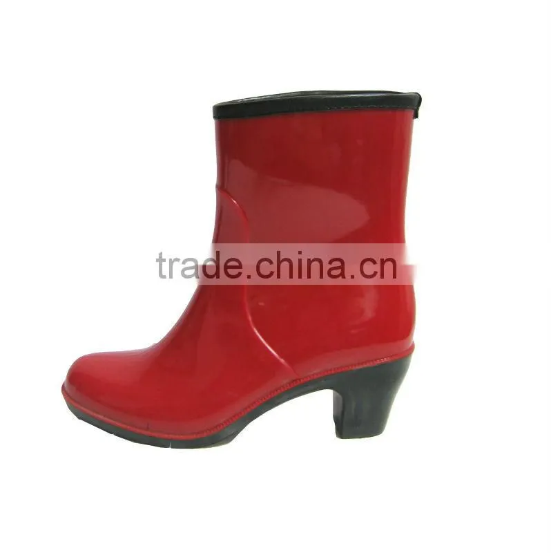 High Heel Rain Boot for Women