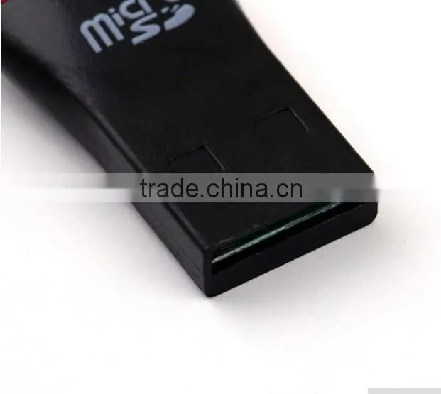 USB 2.0 Mini SD T-Flash TF M 2 Memory Card Reader Support 2GB 4GB 8GB 16GB Promotion