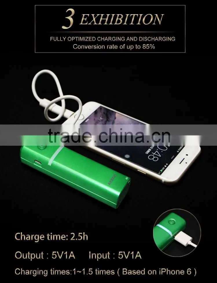 Hot Sale Factory Price Portable Corporate Gifts 2600 Portable Power Bank