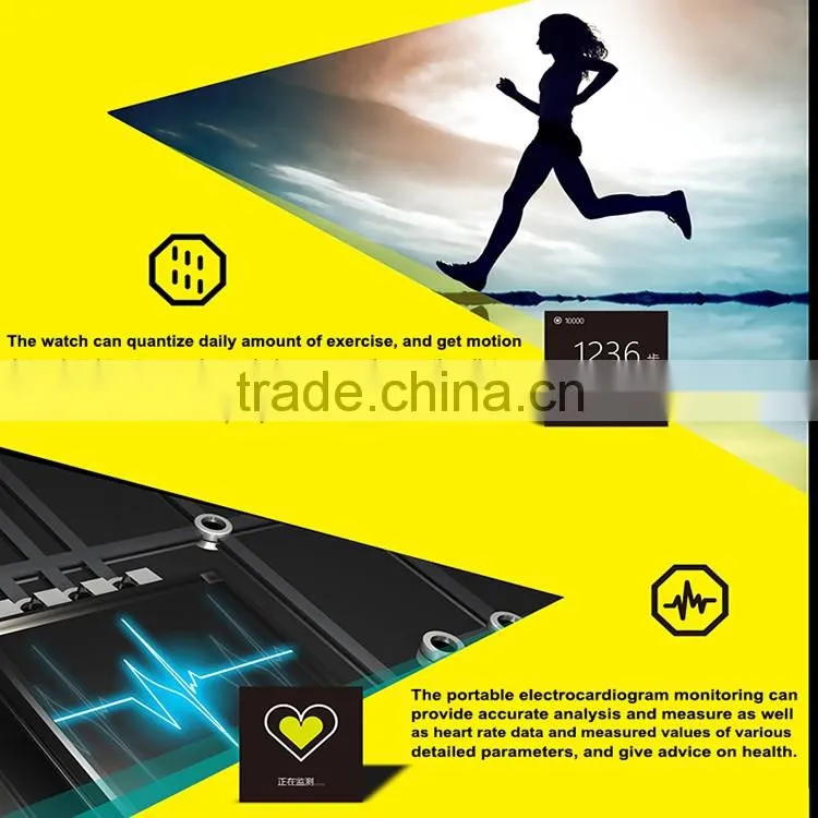 GT68 MTK6261A Chipset dustproof waterproof IP57 blueooth 4.0 smartphone watch with SOS function