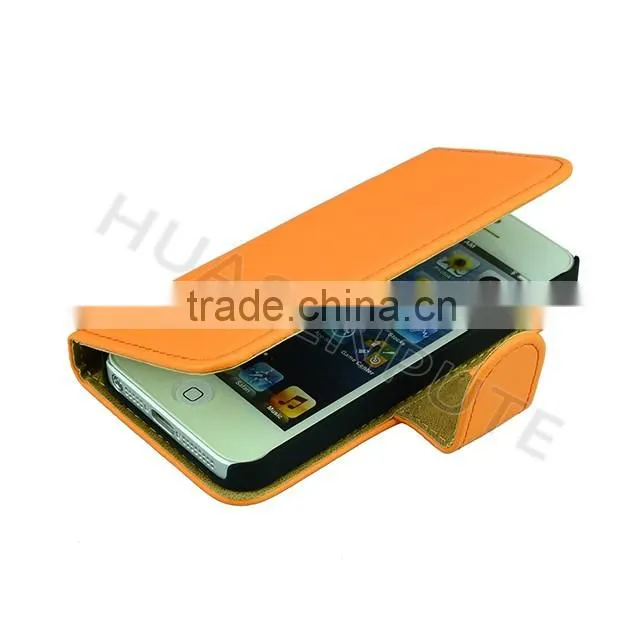 Mixed Color Wallet Leather Case For iPhone5, Flip Leather Case For iPhone5