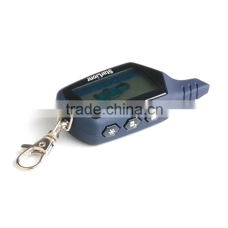 New upgrade starlionr A61 two way car alarm system with LCD remote engine start