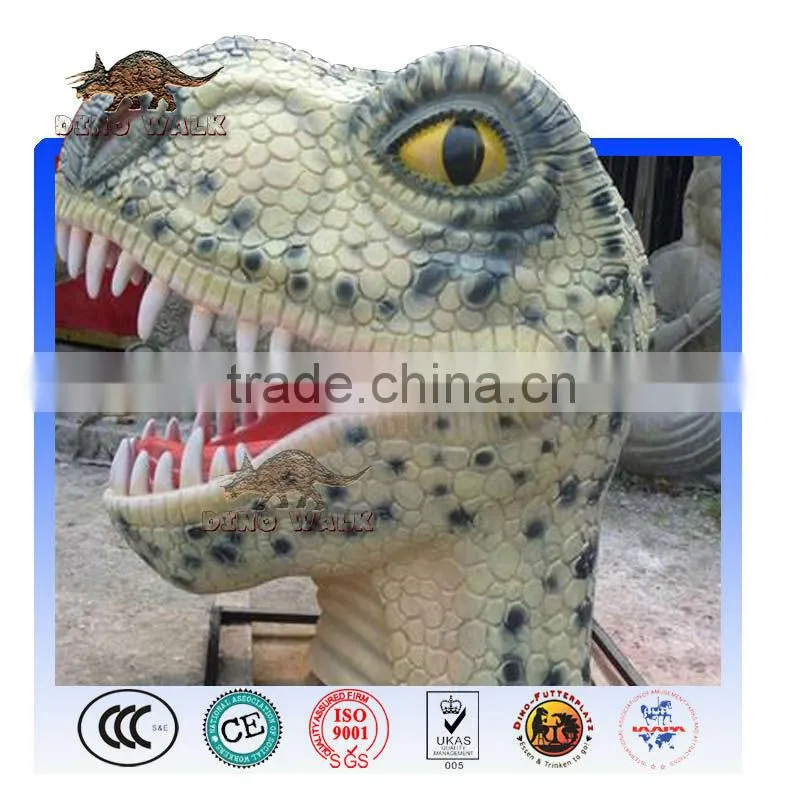 Cartoon Dinosaur Head Statue
