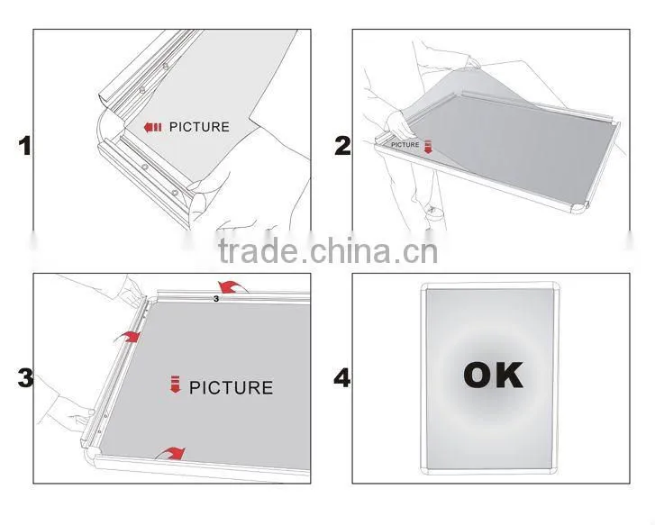 Metal photo frame